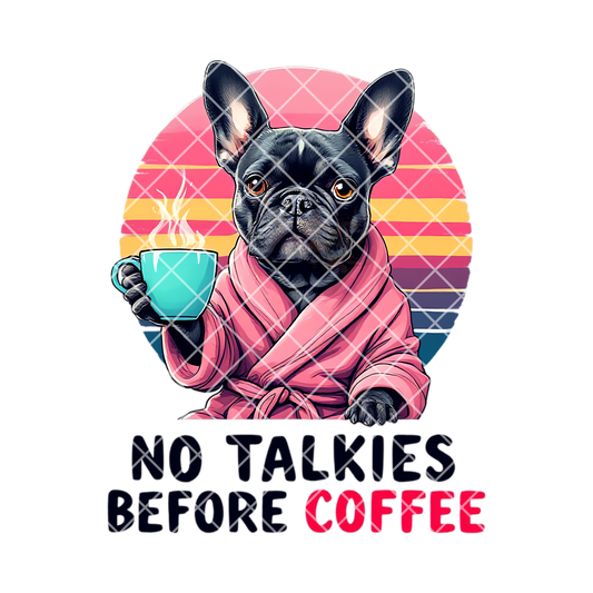 No talkies before coffee PNG