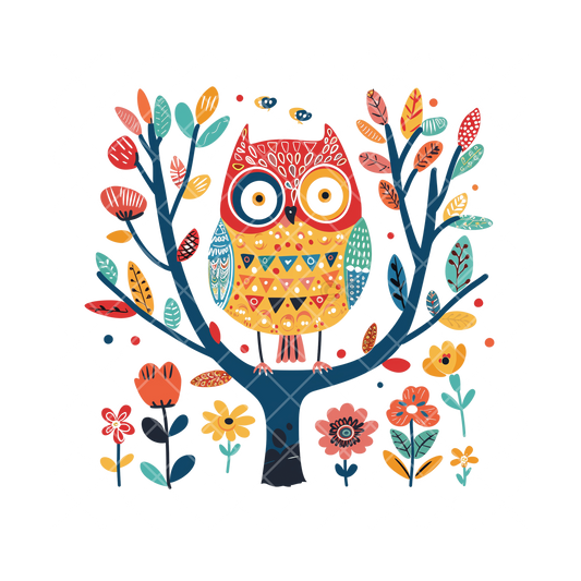 Pattern Owl Blend PNG
