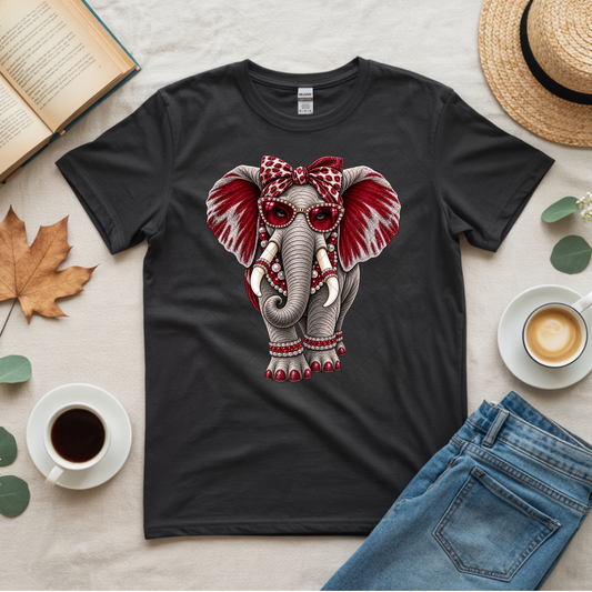 Fancy Bling Elephant - Premium Graphic T-Shirt for Casual Wear