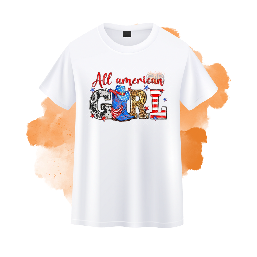 All American Girl 4th T-Shirt