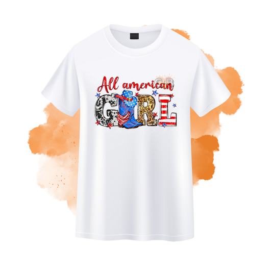 All American Girl 4th T-Shirt