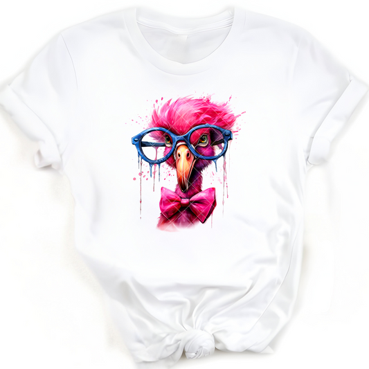 Pink Blue Shades Chicken - Premium Graphic Trendy T-Shirt for Casual Wear