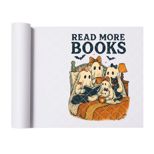 Read more books - Ready To Press Print Transfer for Apparel, Cotton, Polyester & Blends - High-Quality Print- Commercial Grade