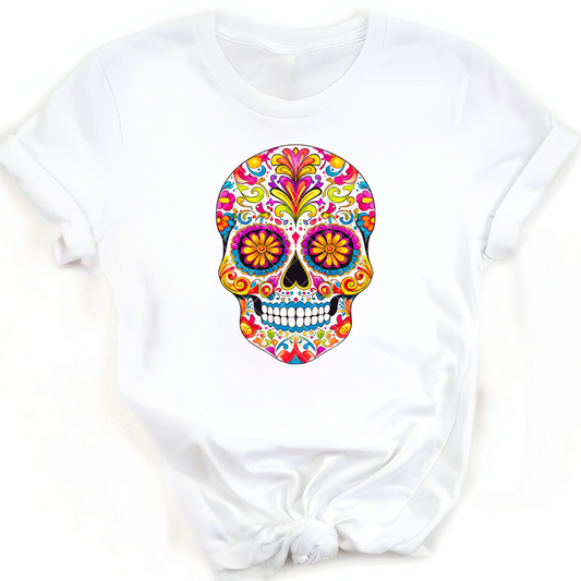 Decorative Mask Yellow Daisy - Premium Graphic Trendy T-Shirt for Casual Wear