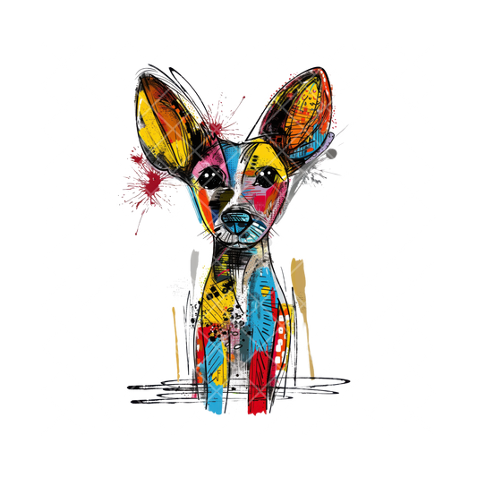 Chihuahua Art Painting PNG