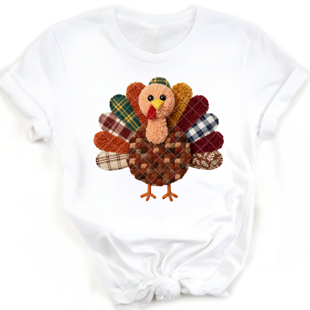 Holly Jolly Faux Yarn - Premium Graphic T-Shirt for Casual Wear
