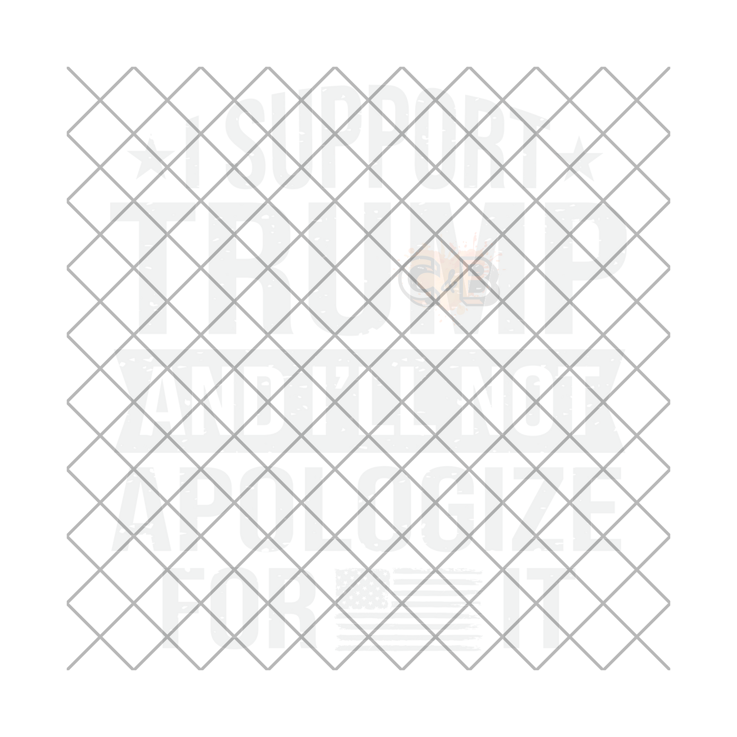 Support Trump No Apology PNG