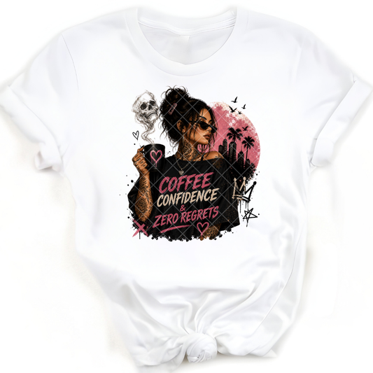 Zero Regrets Babe - Premium Graphic T-Shirt for Casual Wear