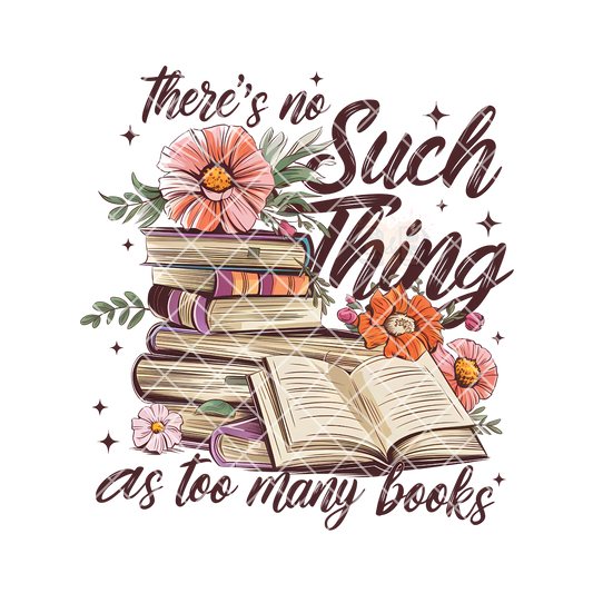 Too many books PNG