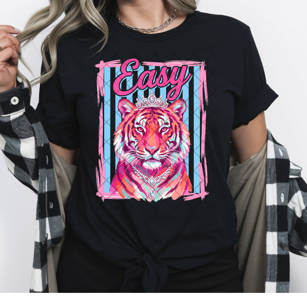 Easy Tiger Crown - Premium Graphic T-Shirt for Casual Wear
