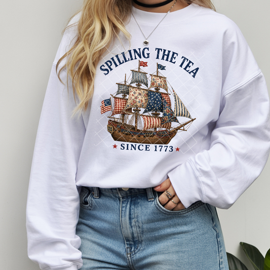 Spilling The Tea - T-Shirt, Premium Graphic, Trendy T-Shirt for Casual Wear