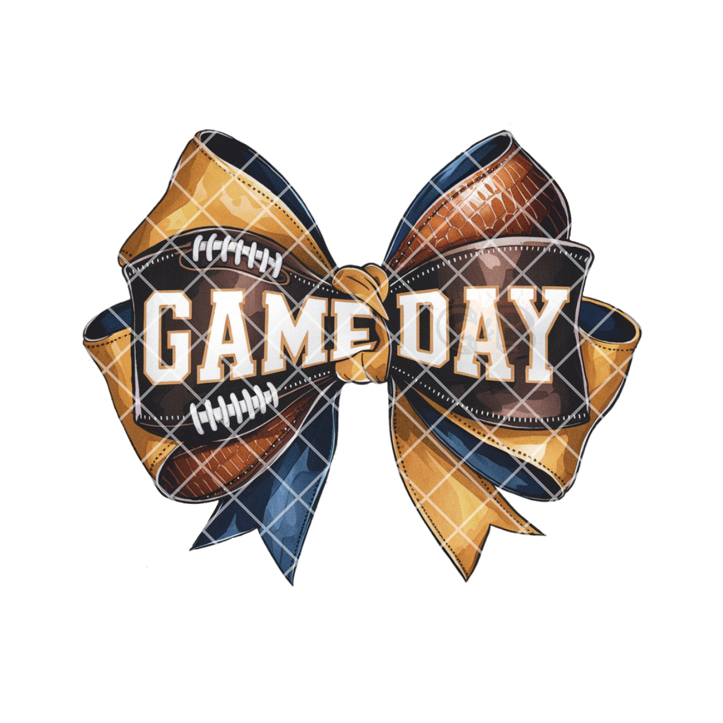 Game day bow PNG