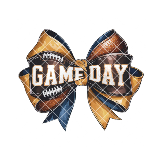 Game day bow PNG