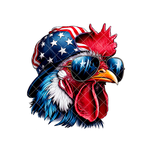 Patriot Bird Hat Flag PNG