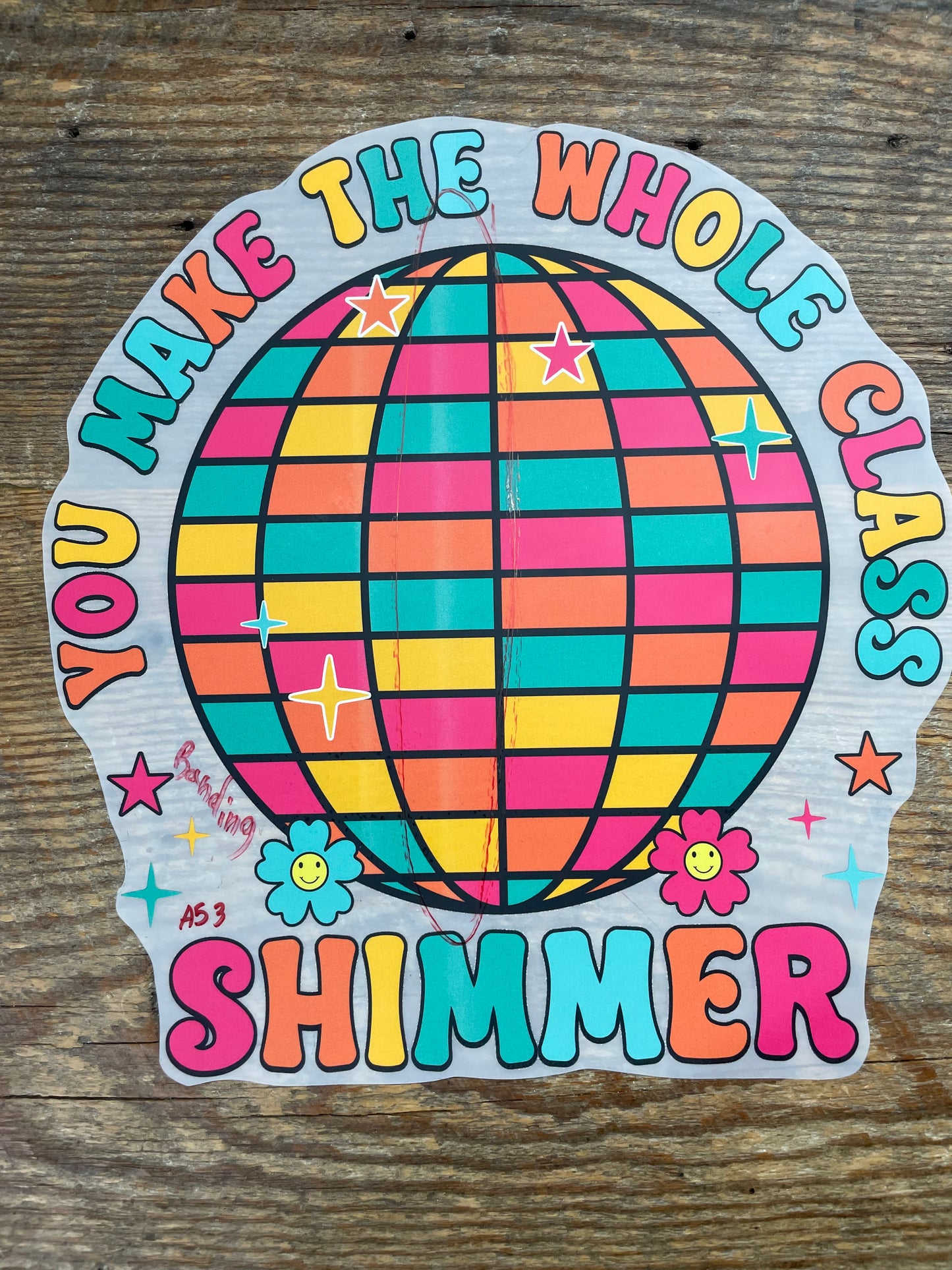 Shimmer #A53 Discount Print