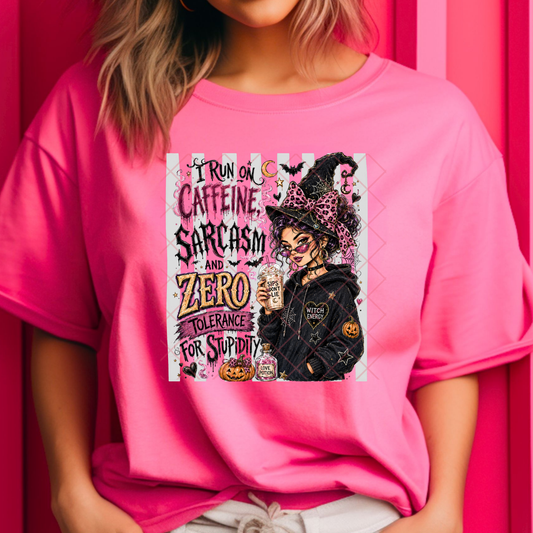 Caffeine Witch - Premium Graphic T-Shirt for Casual Wear