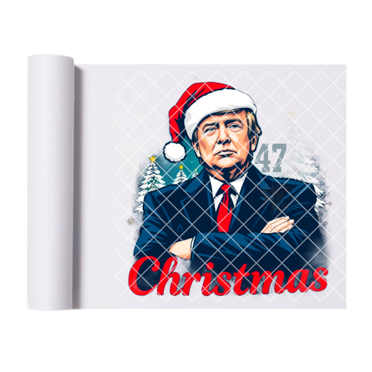 Christmas Trump 47 Santa Hat DTF Transfer