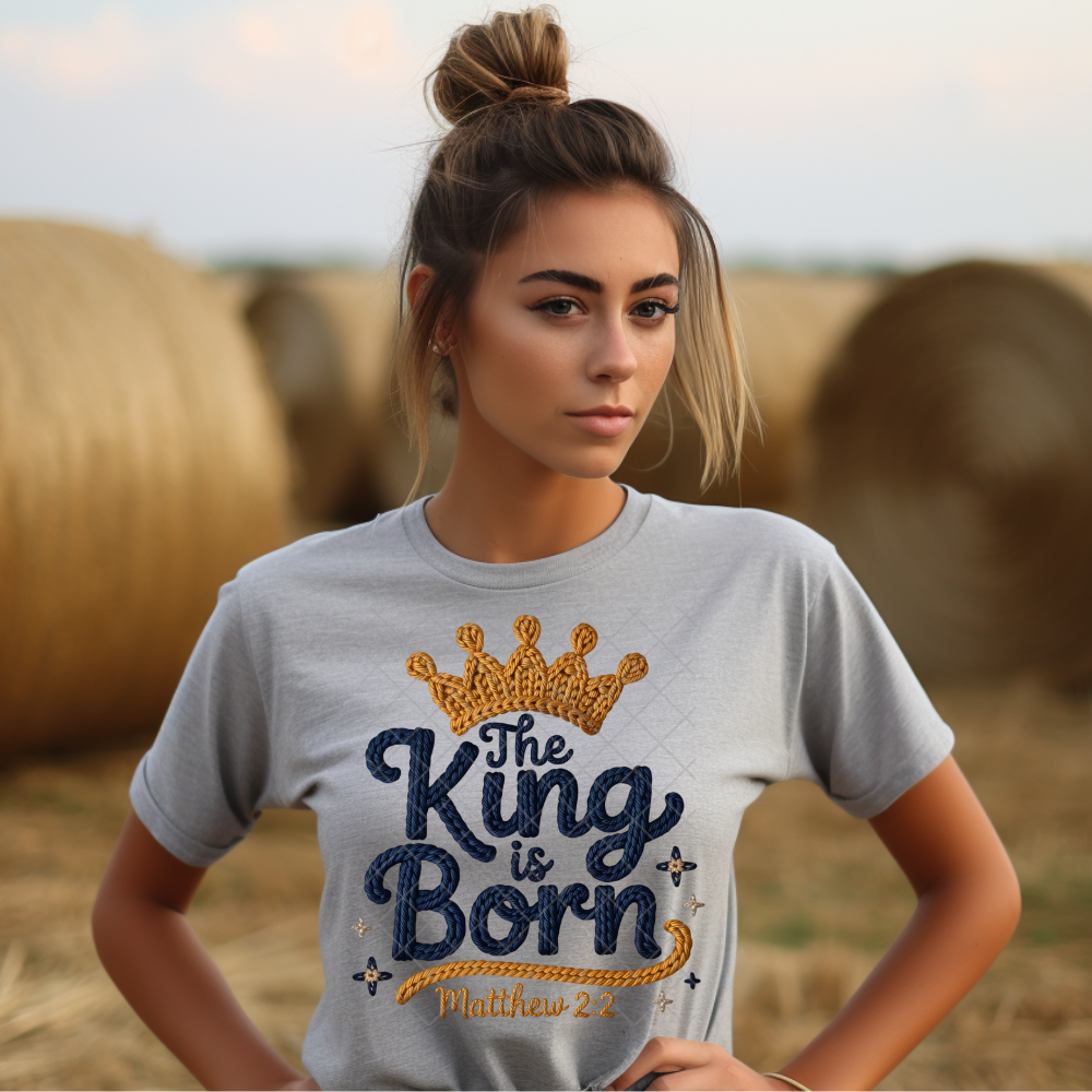 The King Is Born - Premium Graphic T-Shirt for Casual Wear