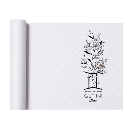 Gemini Rose - Direct Print Film Transfer for T-Shirts, Cotton, Polyester & Blends - High-Quality Print