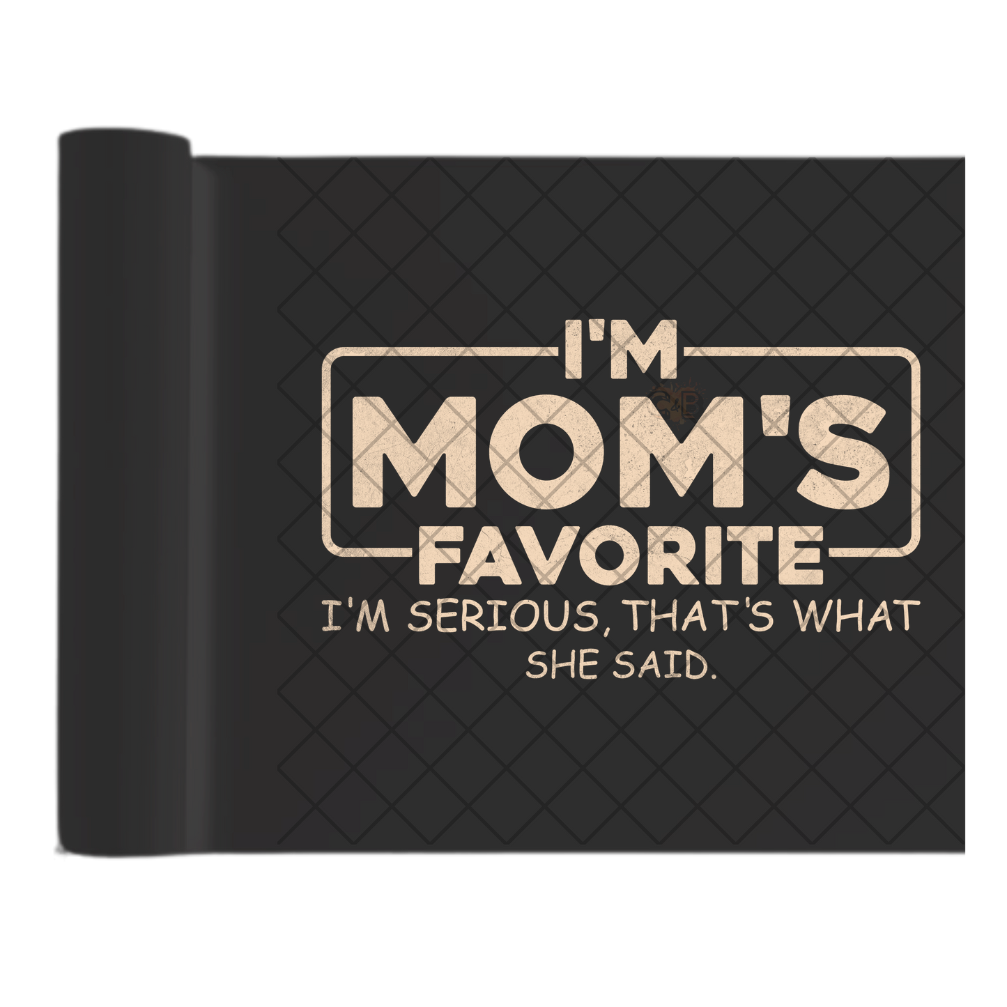 I’m Moms Favorite - Direct Print Film Transfer for T-Shirts, Cotton, Polyester & Blends - High-Quality Print