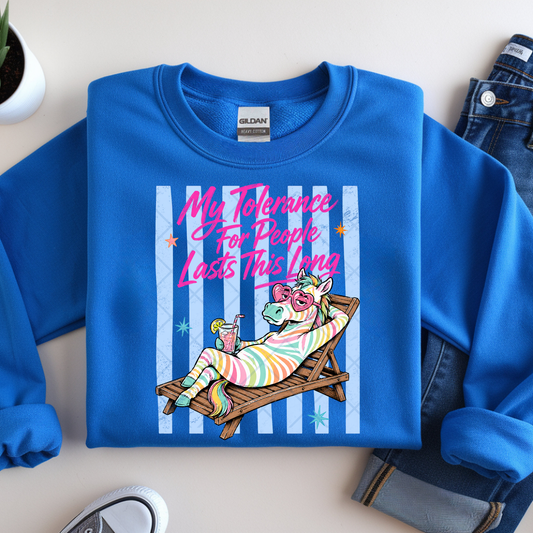 My Tolerance Zebra - Premium Graphic Trendy T-Shirt for Casual Wear