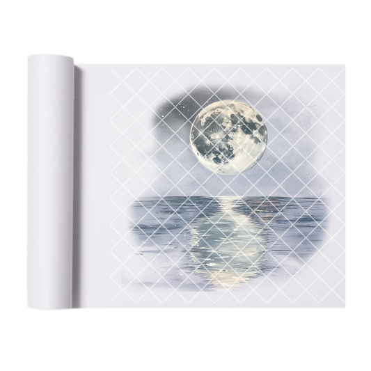 Moon off the ocean DTF film t shirt transfer
