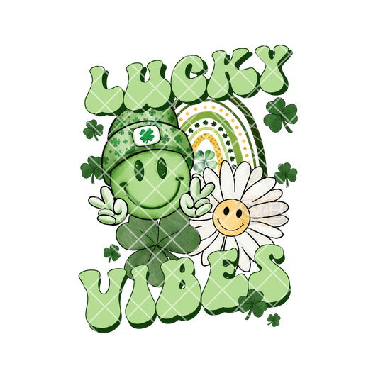 Lucky Vibes Green PNG