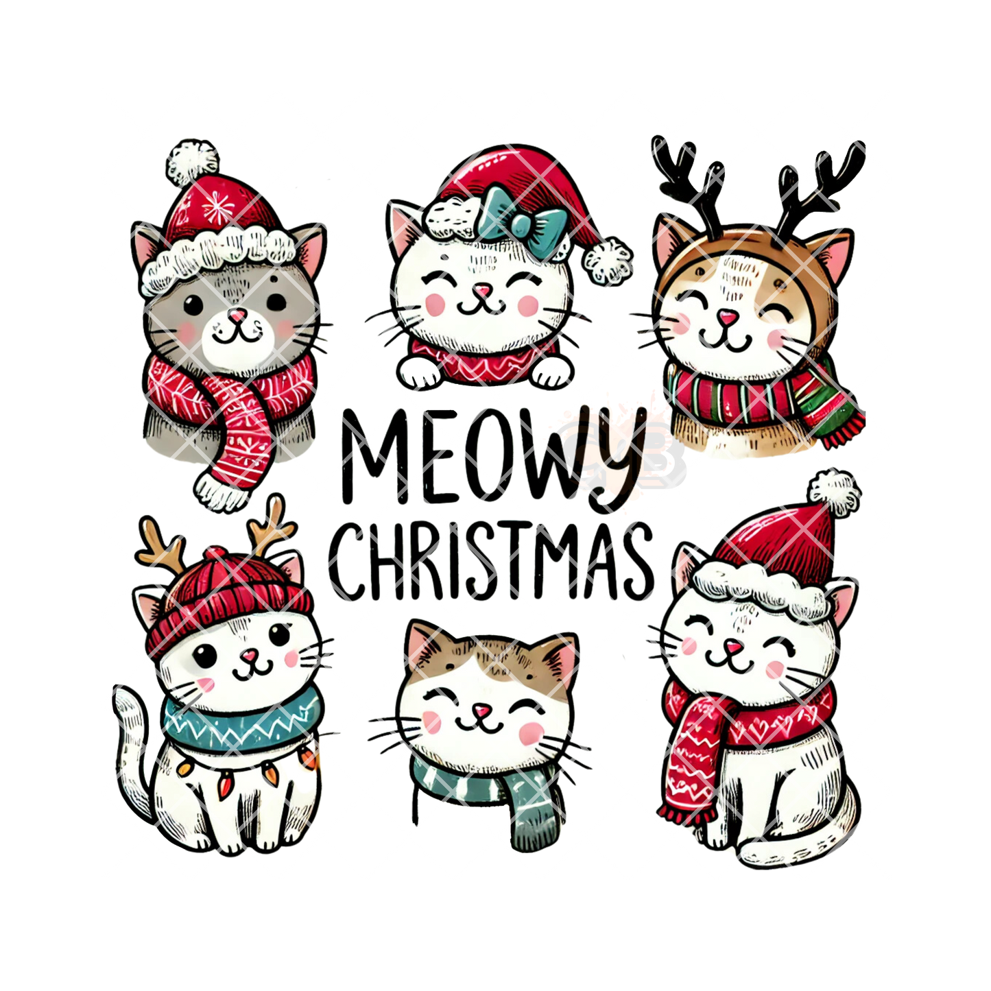 Meowy Christmas T-Shirt