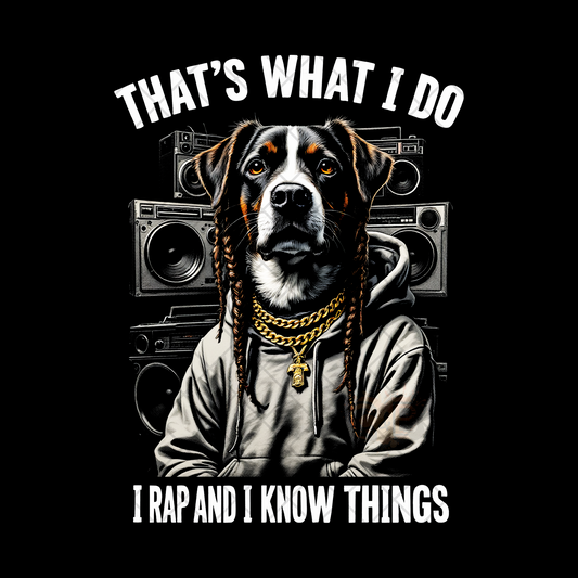 I Rap And Know Things PNG
