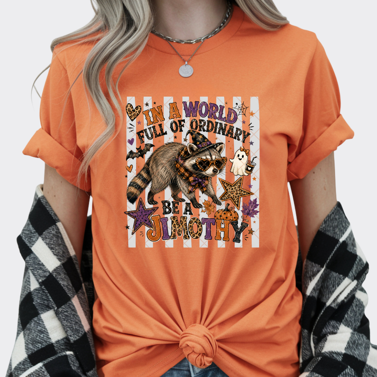 Halloween Jimothy Raccoon - Premium Graphic T-Shirt for Casual Wear