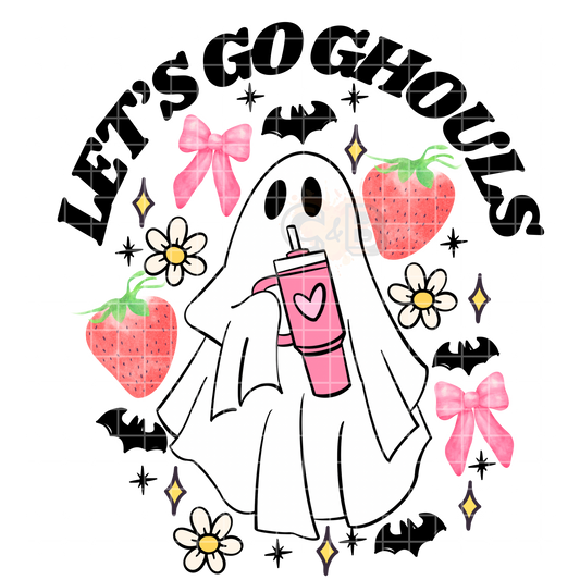 Lets Go Ghouls Strawberry PNG