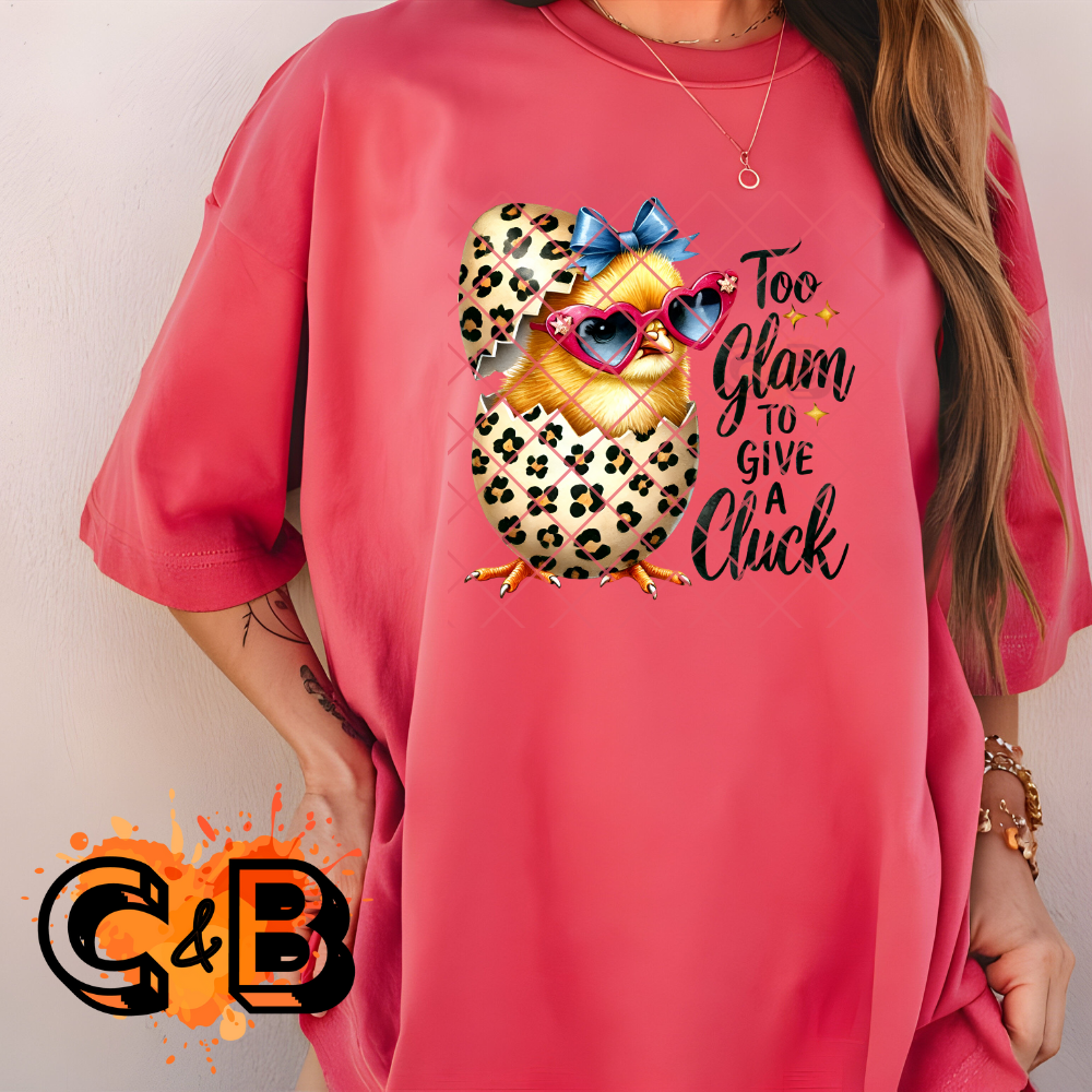 Too Glam Clucking Chick PNG