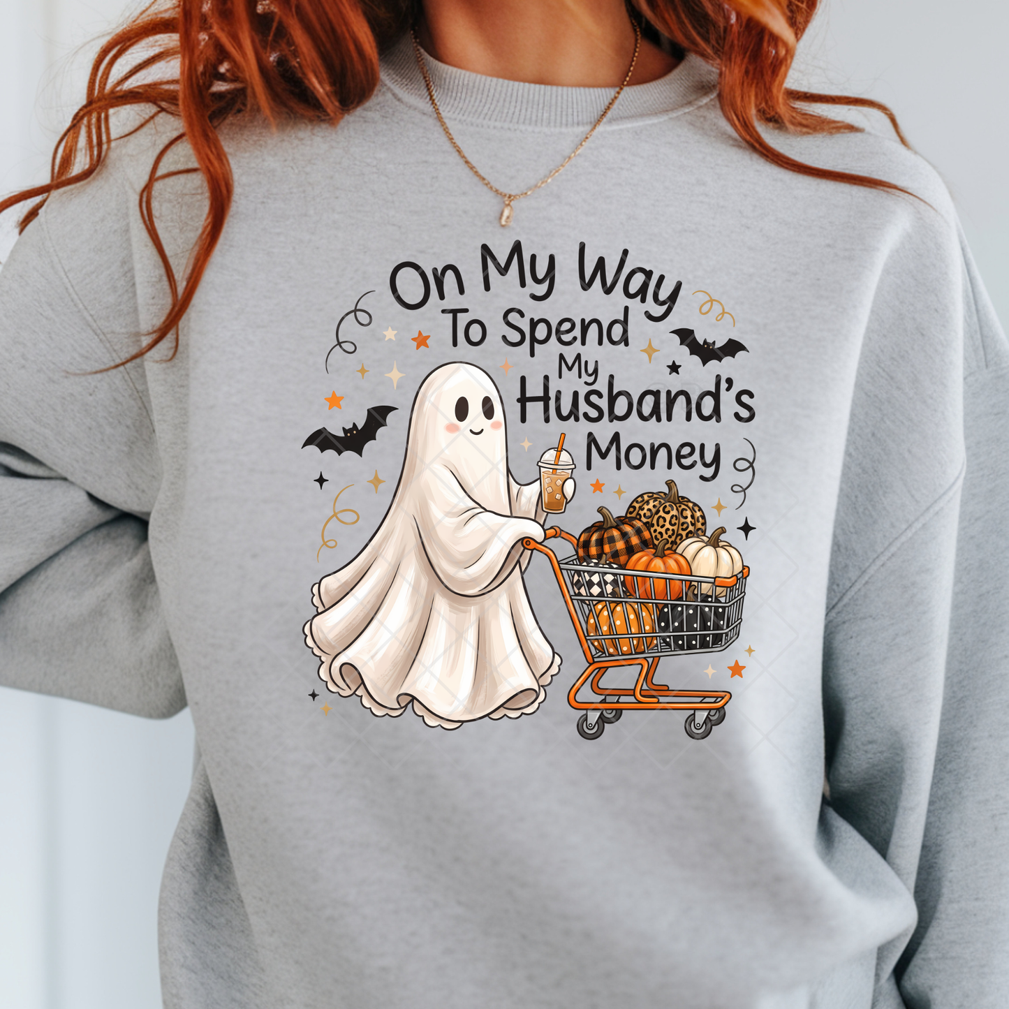 Husband's Money Ghost - Premium Graphic T-Shirt for Casual Wear