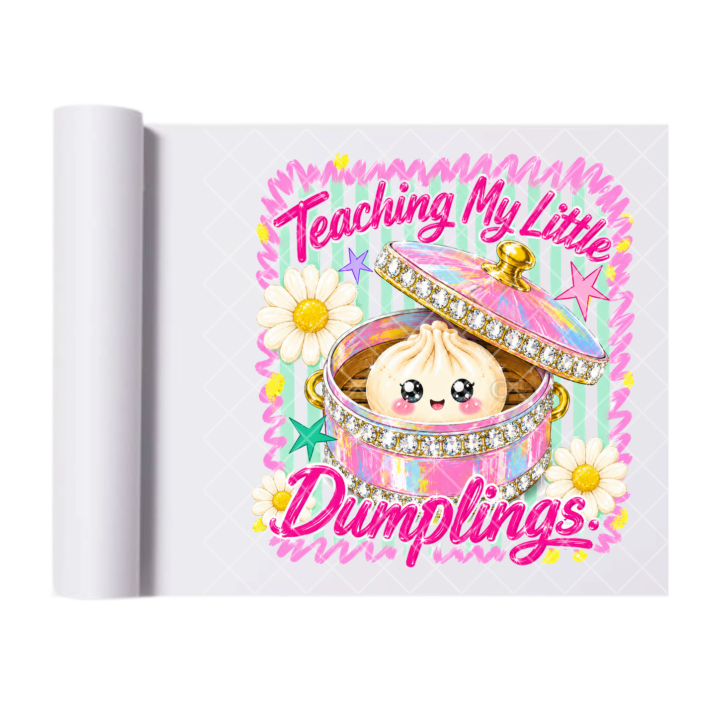 Teaching Dumpkins Lines - Ready To Press Print Transfer for Apparel, Cotton, Polyester & Blends - High-Quality Print- Commercial Grade