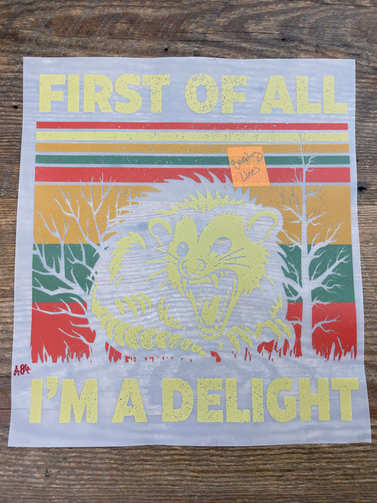 I’m a delight #A84 Discount Print