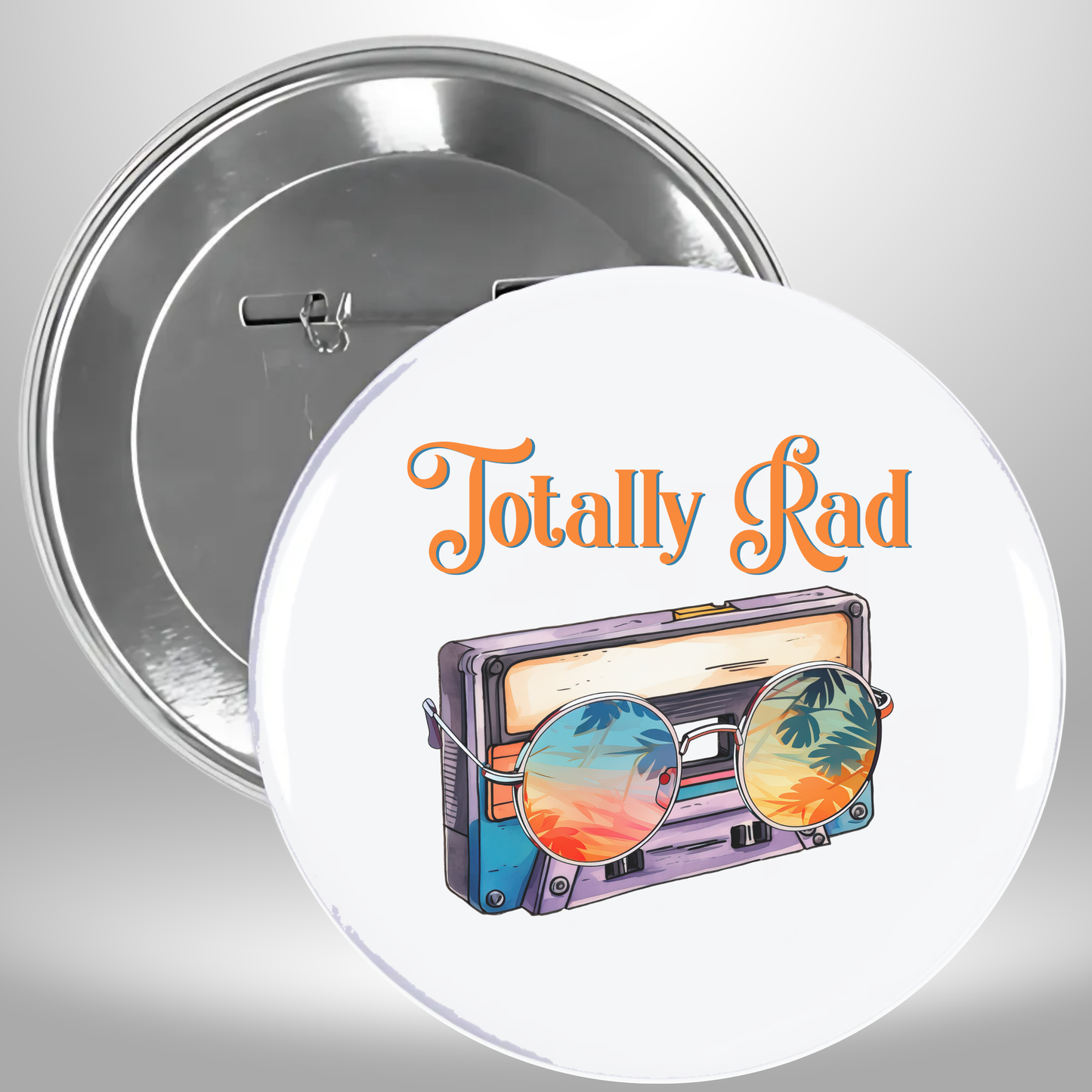 Tape With Shades Pinback Button