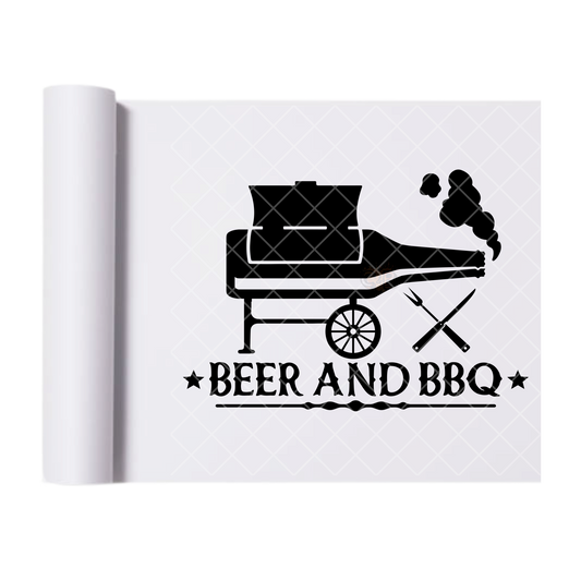 Grilling And BBQ - Direct Print Film Transfer for Trendy T-Shirts, Cotton, Polyester & Blends - High-Quality Print