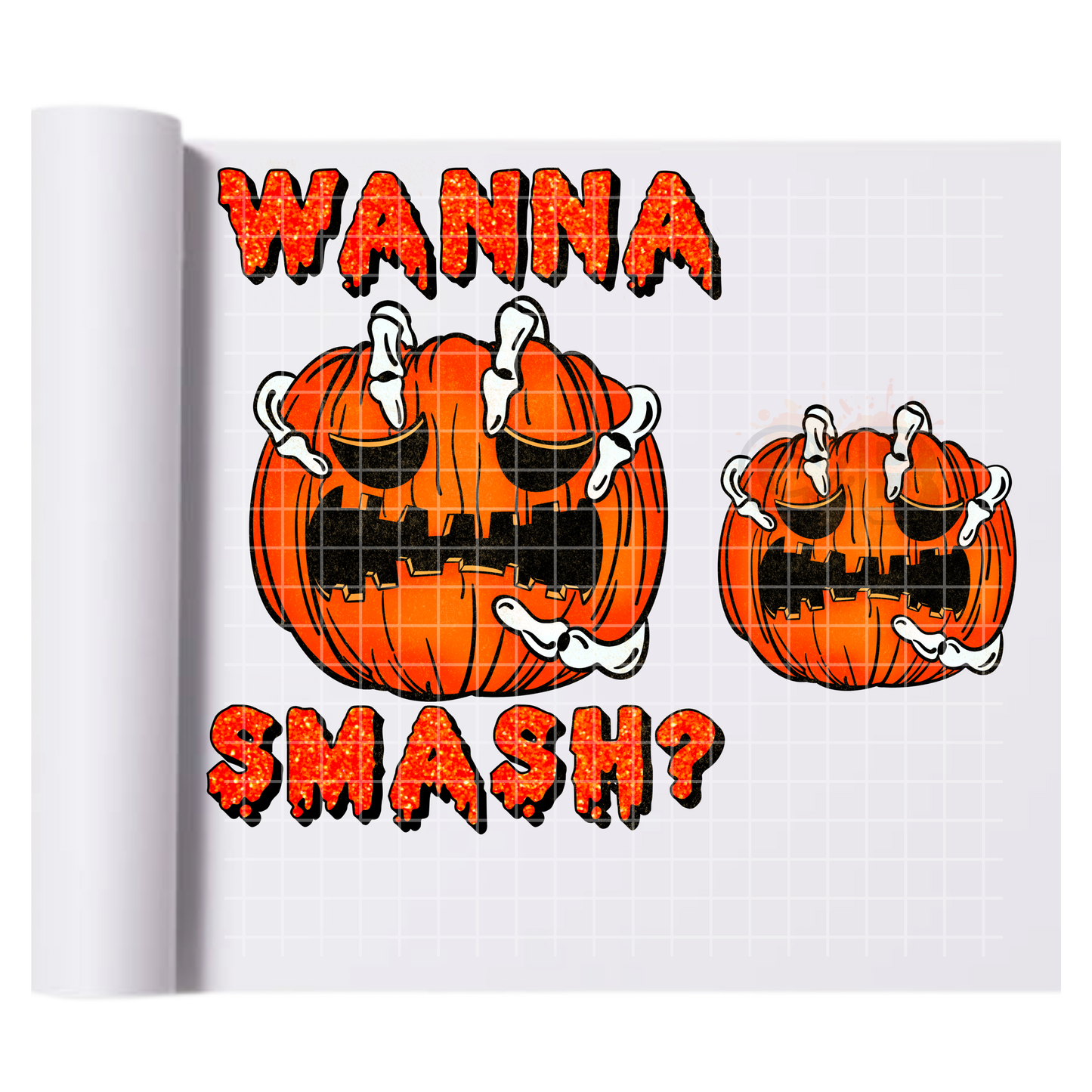 Wanna Smash (Back and Front Pocket Design) DTF Transfer