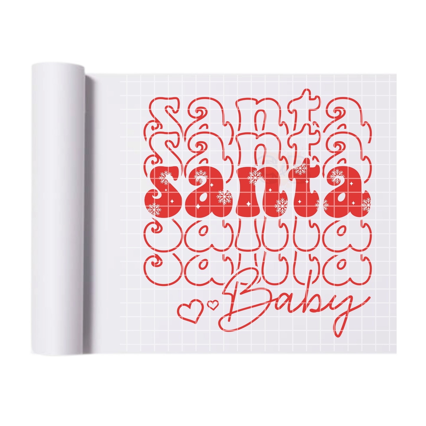 Santa Baby Convenience Bag
 DTF Transfer