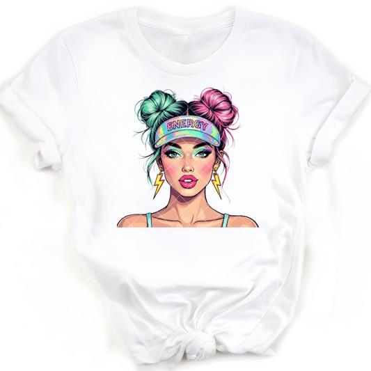Energy Babe - Premium Graphic T-Shirt for Casual Wear