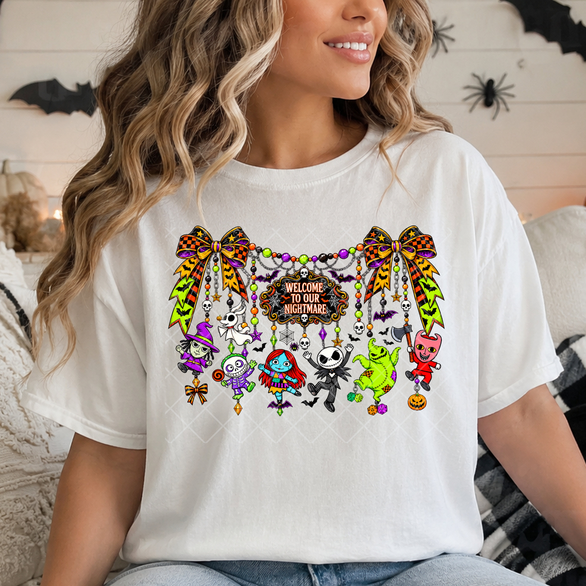 Welcome To Our Nightmare Charms - Premium Graphic T-Shirt for Casual Wear