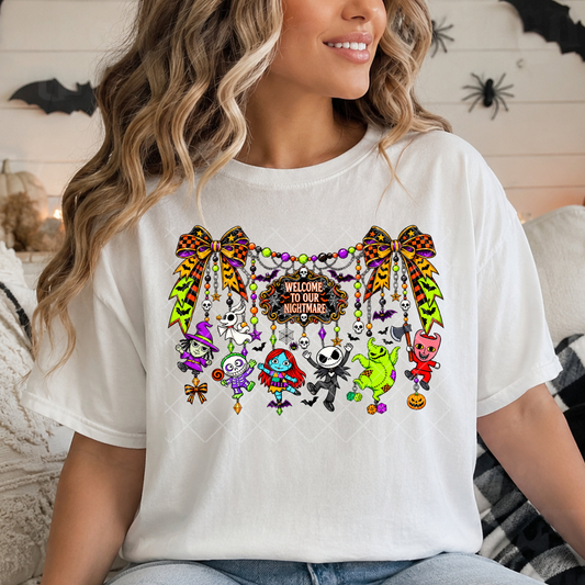 Welcome To Our Nightmare Charms - Premium Graphic T-Shirt for Casual Wear