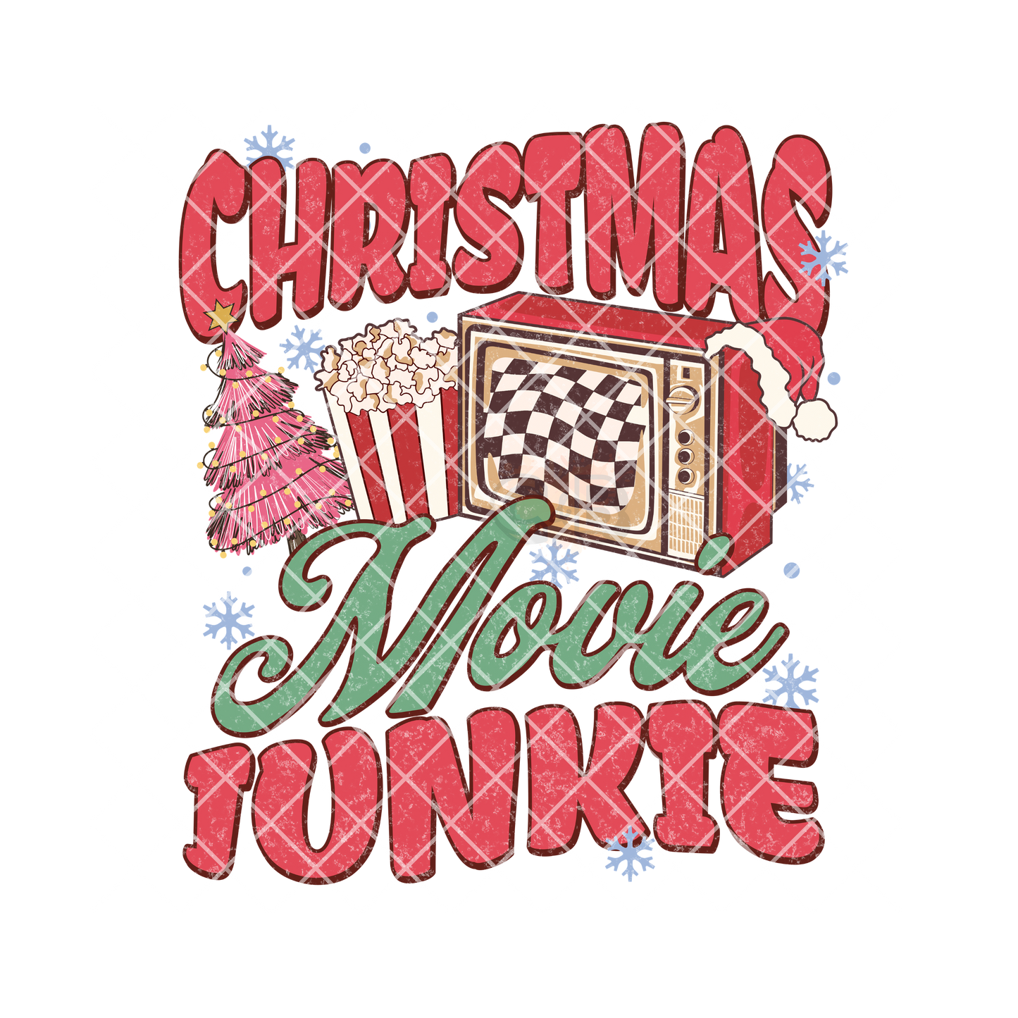 Christmas Movie Junkie PNG