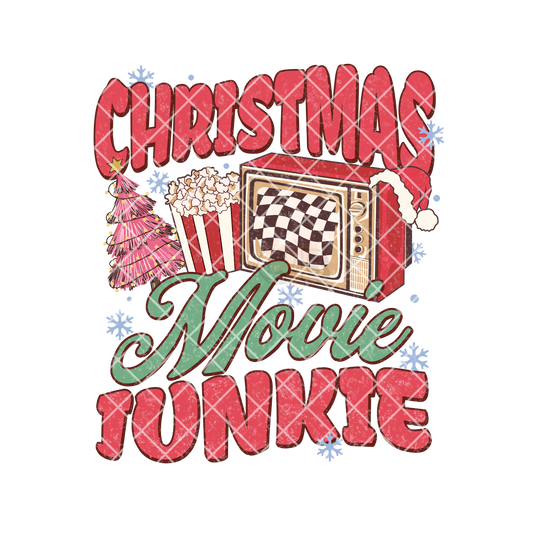 Christmas Movie Junkie PNG