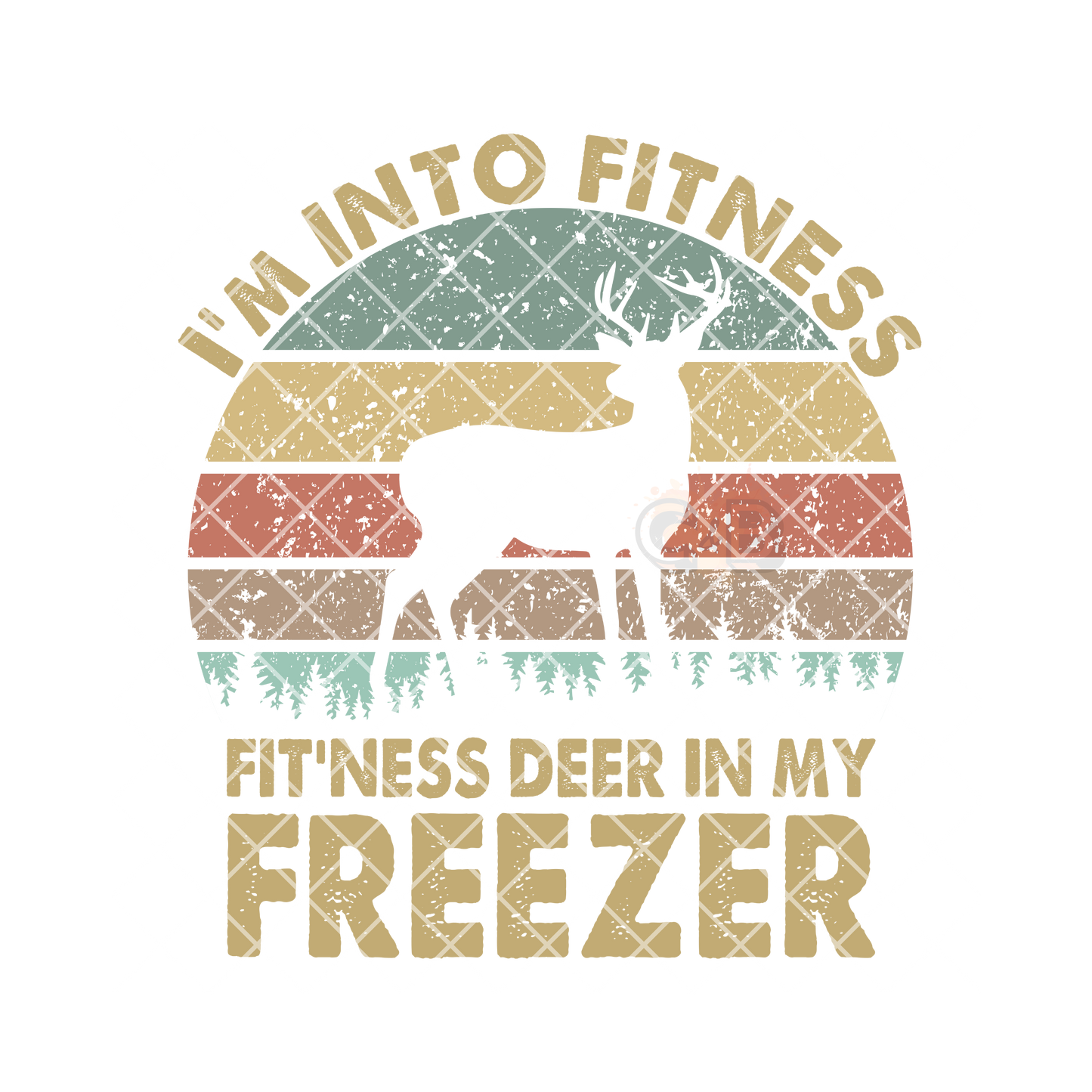 Fitness deer in my freezer PNG