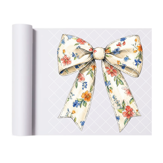 Elegant floral illustration DTF transfer-high quality transfer for printing