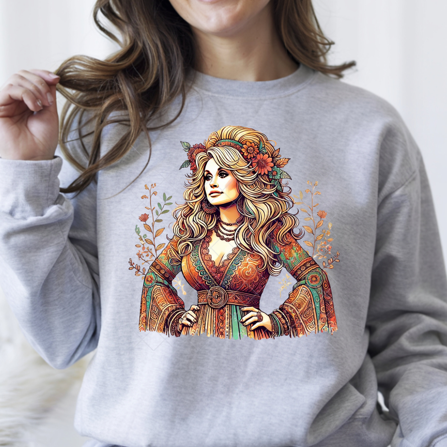 Dolly Parton Artwork Diva - Premium Graphic Trendy T-Shirt for Casual Wear