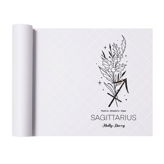Sagittarius Holly Berry - Direct Print Film Transfer for T-Shirts, Cotton, Polyester & Blends - High-Quality Print