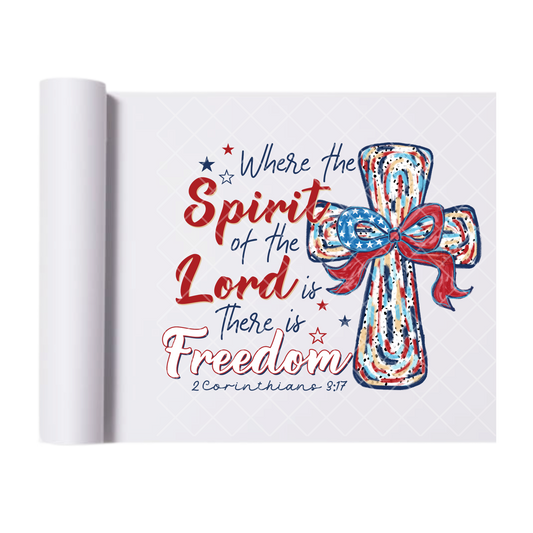 Spirit Of The Lord - Direct Print Film Transfer for Trendy T-Shirts, Cotton, Polyester & Blends - High-Quality Print
