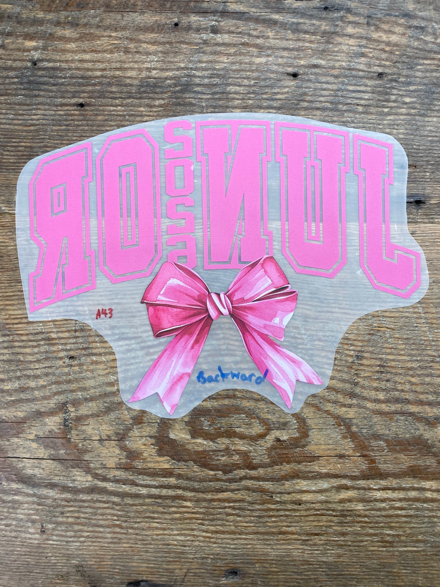 Pink bow #A43 Discount Print